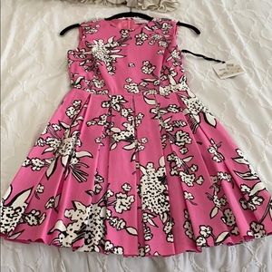 Red Valentino pink floral dress